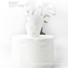 Baby soft comfortable roll tissue cotton facial dry and wet tissue sale